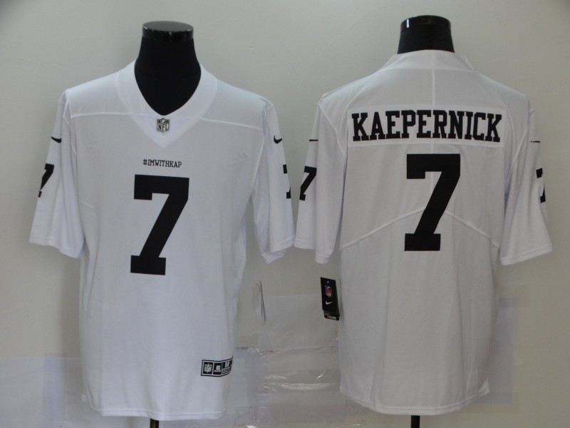 Men's San Francisco 49ers #7 Colin Kaepernick White Vapor Untouchable Limited Stitched Jersey